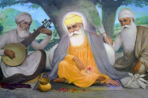 Sikh Guru Nanak Dev II - Framed Prints by Akal
