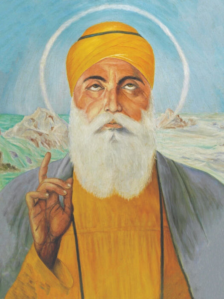 Sikh Guru Nanak Dev Ji I - Art Prints