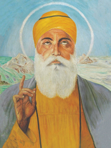 Sikh Guru Nanak Dev Ji I - Large Art Prints by Akal