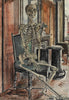 Skeleton (Squelette) - Paul Delvaux Painting - Surrealism Painting - Canvas Prints