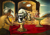 Slave Market with the Disappearing Bust of Voltaire - Salvador Dali - Surrealist Painting - Canvas Prints