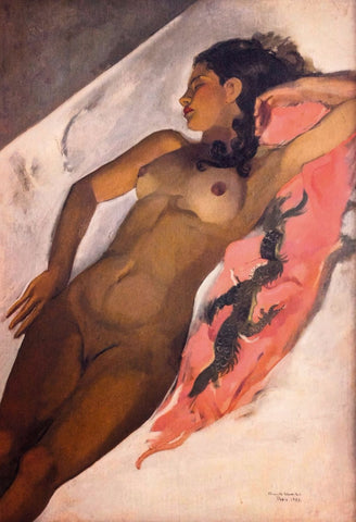 Sleeping Woman by Amrita Sher-Gil