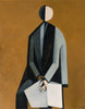 Smoking Man - Duilio Barnabe - Figurative Contemporary Art Painting - Framed Prints