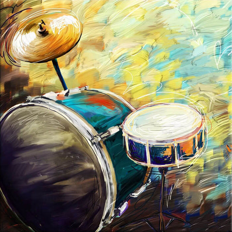 Snare Kit Painting - Art Prints by Alicia