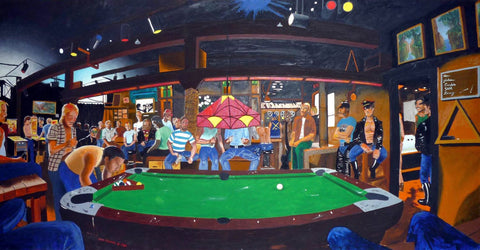Snooker At Bar by Deepak Tomar