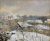 Snow Effect at Louveciennes - Canvas Prints