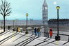 Snowfall In London - London Photo and Painting Collection - Large Art Prints