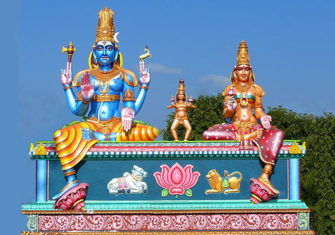 Somaskanda Shiva Murti - Life Size Posters