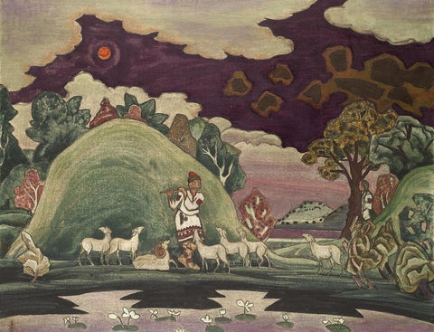 Song Of Lel - Nicholas Roerich Painting – Landscape Art - Framed Prints