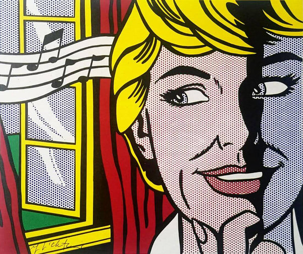 Sound Of Music - Roy Lichtenstein - Modern Pop Art Painting - Framed Prints