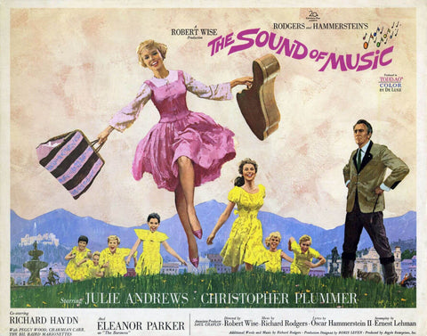 Sound of Music - Tallenge Hollywood Musicals Movie Poster Collection - Life Size Posters by Tim