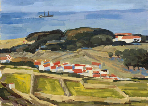 Spanish Landscape - Abstract Painting - Life Size Posters