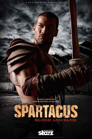 Spartacus - Blood And Sand - TV Show Poster by Anna Kay