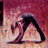 Spirit Of Sports - Abstract Painting - Yoga Pose 2 - Canvas Prints