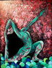 Spirit Of Sports - Abstract Painting - Yoga Pose 3 - Art Prints