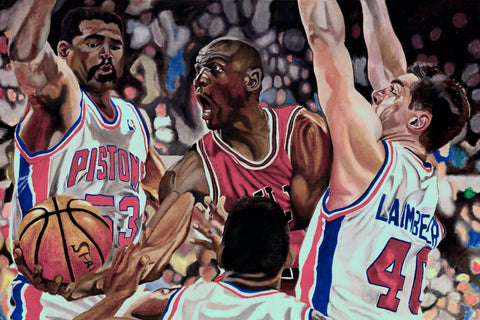 Spirit Of Sports - Basketball Greats - Michael Jordan by Kimberli Verdun