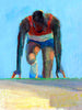 Spirit Of Sports - Concentration At The Starting Block - Art Prints