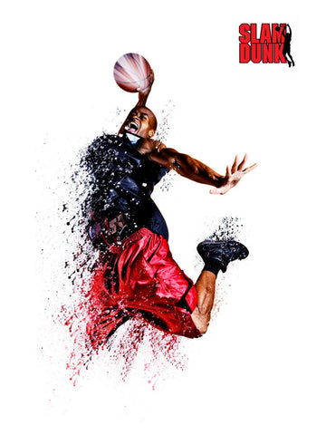 Spirit Of Sports - Digital Art - Basketball - Slam Dunk - Framed Prints