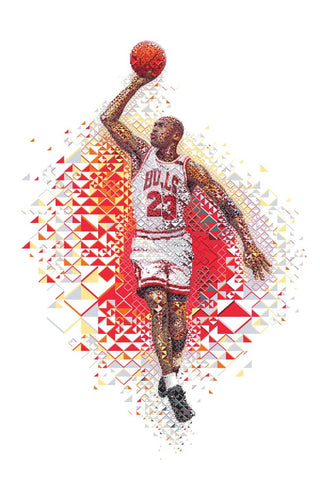 Spirit Of Sports - Digital Art - Basketball Great - Michael Jordan - Chicago Bulls by Kimberli Verdun