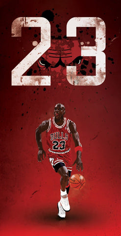 Basketball Greats - Michael Jordan 2 - Chicago Bulls by Kimberli Verdun