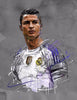 Spirit Of Sports - Digital Art - Soccer Superstars - Cristiano Ronaldo - Framed Prints