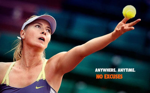 Spirit Of Sports - Maria Sharapova Poster - Anywhere Anytime - Posters by Joel Jerry