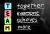 Spirit Of Sports - Motivational Poster - TEAM Together Everyone Achieves More - Canvas Prints