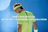 Spirit Of Sports - Motivational Quote - I Always Work With A Goal And The Goal Is To Improve As A Player And A Person - Rafael Nadal - Legend Of Tennis - Framed Prints