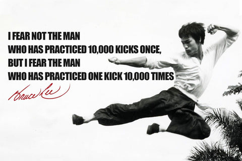 I fear not  - Bruce Lee - Canvas Prints by Carl