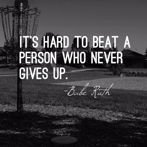 Spirit Of Sports - Motivational Quote - Never Give Up - Babe Ruth - Posters by Joel Jerry