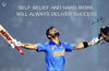 Self-Belief and Hard Work Will Always Deliver Success - Virat Kohli - Canvas Prints