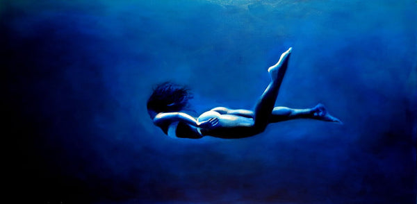 Spirit Of Sports - Painting - Swimming In The Deep - Art Prints