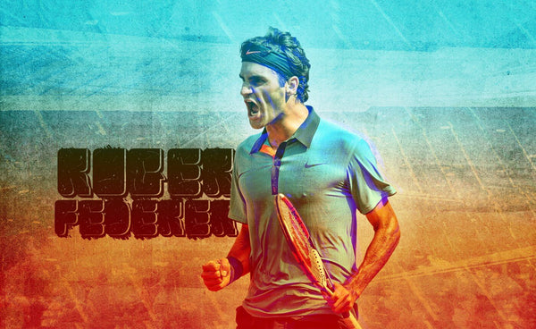 Spirit Of Sports - Roger Federer - Legend Of Tennis - Posters