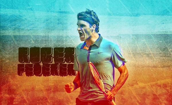 Spirit Of Sports - Roger Federer - Legend Of Tennis - Art Prints