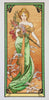 Spring - Four Seasons - Alphonse Mucha - Art Nouveau Print - Life Size Posters