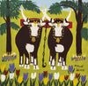 Springtime Oxen - Maudi Lewis - Canvas Prints