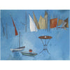 Caïques Boats And Sails (Caïques-Boote und Segel) - Spyros Vassiliou - Cubism and Impressionist Painting - Posters