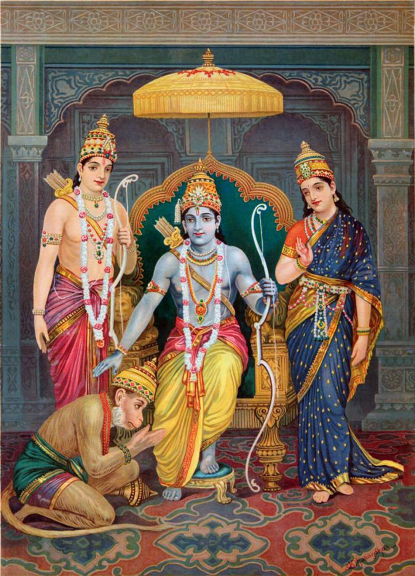 Lashman Raja Rama Sita Lakshman