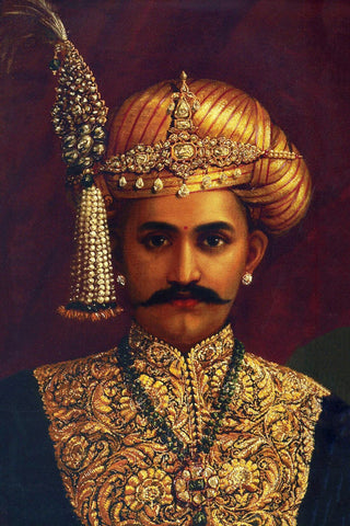 Sri Chamarajendra Wodeyar X - Raja Ravi Varma - Canvas Prints