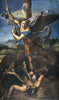 St. Michael Vanquishing Satan - Raphael - Renaissance Art Painting - Life Size Posters