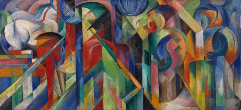 Stables (Stallungen) - Franz Marc - Life Size Posters by Franz Marc