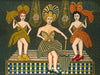 Stage Beauties - Morris Hirschfield - Modern Primitive Art Painting - Life Size Posters