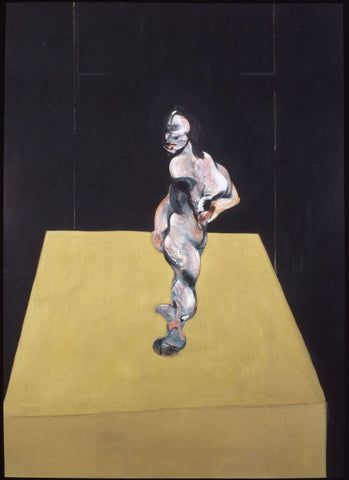 Standing Figure - Francis Bacon - Abstract Expressionist Painting by Francis Bacon