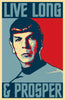 Star Trek - Spock - Live Long And Prosper -  Hollywood Movie Poster Collection - Canvas Prints