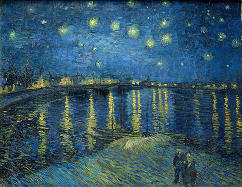 Starry Night Over The Rhone - Posters by Vincent Van Gogh