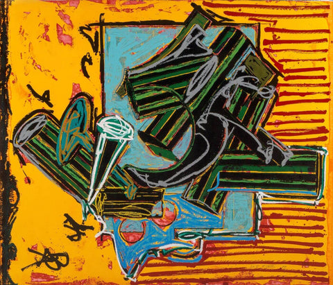Stella Sings - Abstract Expressionism Painting by Joe