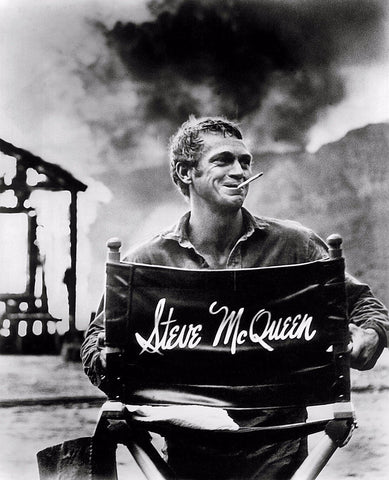 Tallenge Hollywood Collection - Movie Poster - Legends Collection - Steve Mcqueen - Large Art Prints by Joel Jerry
