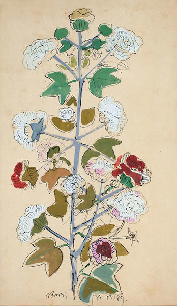 Sthala Padma - Benode Behari Mukherjee - Bengal School Indian Painting - Art Prints