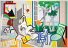 Still Life with Reclining Nude - Roy Lichtenstein - Canvas Prints