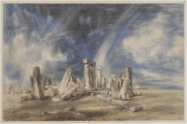 Stonehenge At Sunset - Canvas Prints